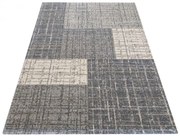 Szaro-beżowy nowoczesny dywan do salonu D4-H65