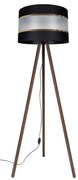 Lampa stojąca CORAL 1xE27/60W/230V brązowo-czarna-złota