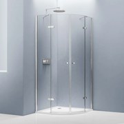 Kabina prysznicowa półokrągła EX406 drzwi uchylne