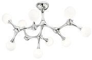 Ideal Lux - LED Żyrandol natynkowy NODINO 9xG9/3W/230V chrom błyszczący/biały