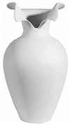 Biała ceramiczna waza 41,5 x 23 cm