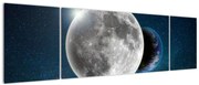 Obraz - Ziemia w zaćmieniu Księżyca (170x50 cm)