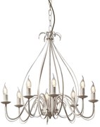 Klasyczna lampa wisząca kremowa 8-światłowa - Giuseppe Rustykalny / Vintage Oswietlenie wewnetrzne