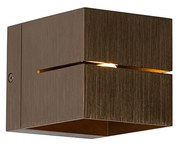 Inteligentna lampa ścienna ciemnobrązowa 9,7 cm z WiFi G9 - Transfer Groove