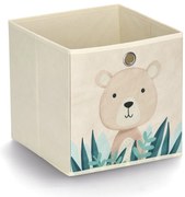 Tekstylne pudełko ze zwierzątkiem, 28 x 28 x 28 cm
