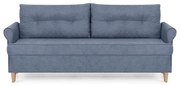 Kanapa sofa 3 os z funkcją spania ELITE Granatowy