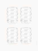 Szklanka ze szkła dmuchanego Bubbly, 4 szt.