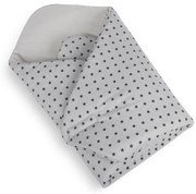 Bellatex Śpiworek dziecięcy Gwiazdki szary, 75 x75 cm