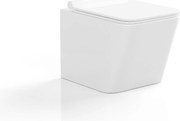 Toaleta WC podwieszana z ceramiki bez kołnierza – CLEMONA