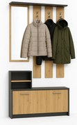 Zestaw Mebli Do Przedpokoju Z Szafką Na Buty Dąb Artisan + L7-N86