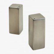 Solniczka I Pieprzniczka Ze Stali Nierdzewnej Limatoli Stal Nierdzewna Szczotkowana - Sklum