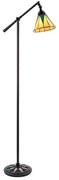 Endon 74355 - Lampa stojąca Tiffany DARK STAR 1xE14/40W/230V