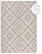 Szarobeżowy dywan odpowiedni do prania 78x150 cm Beckett – Flair Rugs