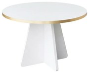 Stolik konferencyjny Mushroom Gold and White