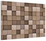 Obraz - Beżowe kostki (70x50 cm)