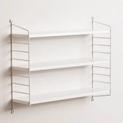 Modułowa Półka Ścienna ↔︎60 Cm Ze Stali Emine Biała - Sklum