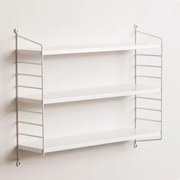 Modułowy Regał Ścienny Emine Biała - Sklum