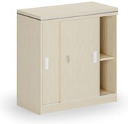 Szafka przesuwna ARRISTO LUX, 800 x 400 x 836 mm, brzoza