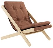 Fotel rozkładany Karup Design Boogie Raw/Clay Brown