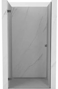 Mexen Lunar-B drzwi prysznicowe uchylne lewe 70 cm, transparent, gun metal - 832-070-000-95-00-L