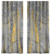 Szaro-złote zasłony zestaw 2 szt. 140x260 cm – Mila Home