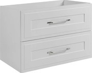 Szafka podumywalkowa w stylu klasycznym, biała, 80 x 57 x 46 cm