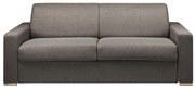 Kanapa 4-osobowa z ekspresowym mechanizmem rozkładania z tkaniny CALITO - Kolor: antracytowy - Wymiary miejsca do spania: 160 cm - Materac 22 cm