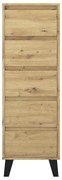 Komoda BOGAN 5S40, dąb Artisan