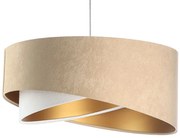 Beżowa asymetryczna lampa wisząca - EX976 B5-G69