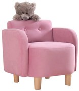 Fotel dziecięcy DORY różowy