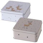 Puszka na ciastka, metal, TIMBA, 2 szt