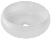 COMAD UN-WIKI-SW - Umywalka na blat WIKI pr. 36 cm ceramika/biała połysk