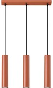 Sollux SL.1491 - Żyrandol na lince LAGOS 3xGU10/10W/230V czerwony