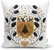 Poszewka na poduszkę ze świątecznym motywem 43x43 cm Golden Illustration – Mila Home