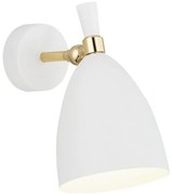 Argon 4699 - Kinkiet CHARLOTTE 1xE27/15W/230V biały/złoty