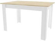 Nowoczesny stół dąb sonoma + biały R2-R35