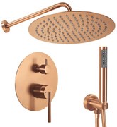 Zestaw natryskowy podtynkowy Rea Argon Miedź Szczotkowana  + BOX