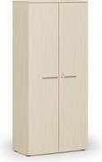 Szafa biurowa z drzwiami PRIMO WOOD, 800 x 420 x 1781 mm, brzoza