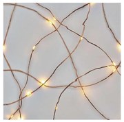 LED Zewnętrzny lańcuch bożonarodzeniowy 100xLED/15m IP44 ciepła biel