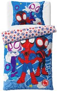 Carbotex Pościel z mikropluszu Spidey Niesamowici przyjaciele, 140 x 200 cm, 70 x 90 cm