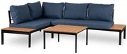 Granatowa nowoczesna sofa ogrodowa  K5-H70