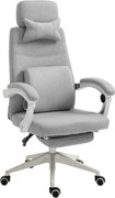 Vinsetto Fotel gamingowy biurowy ergonomiczny wygodny poliester z pianką czarny | Aosom PL