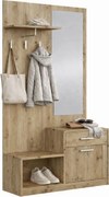 Garderoba do przedpokoju dąb artisan E8-P16