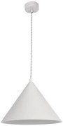 Szara lampa wisząca SULION Vilma, wys. 150 cm