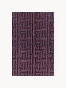 Ręcznie tuftowany dywan z wełny z wypukłą strukturą Monty