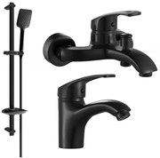 Mexen Fabia DB62 zestaw wannowy, czarny - 746503DB62-70