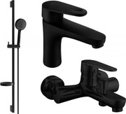 Mexen Kama DS75 zestaw wannowy, czarny - 72503DS75-70