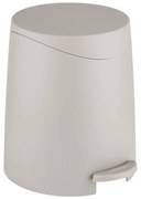 Szarobrązowy plastikowy kosz na śmieci z pedałem 3 l Portes – Allstar