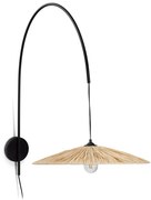 Czarno-naturalny kinkiet Rosella – Kave Home