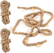 Zestaw lin dekoracyjnych LED, 25 LED, ciepła biel, 3 sztuki